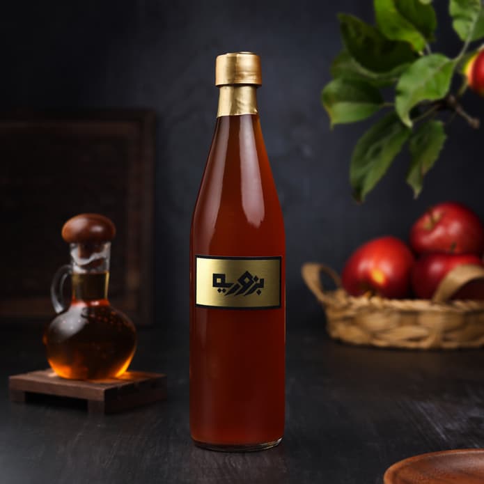 خل تفاح طبيعي بزورية