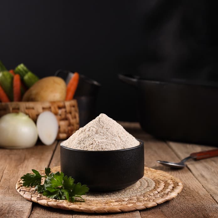 شوربة الدجاج النباتية بزورية